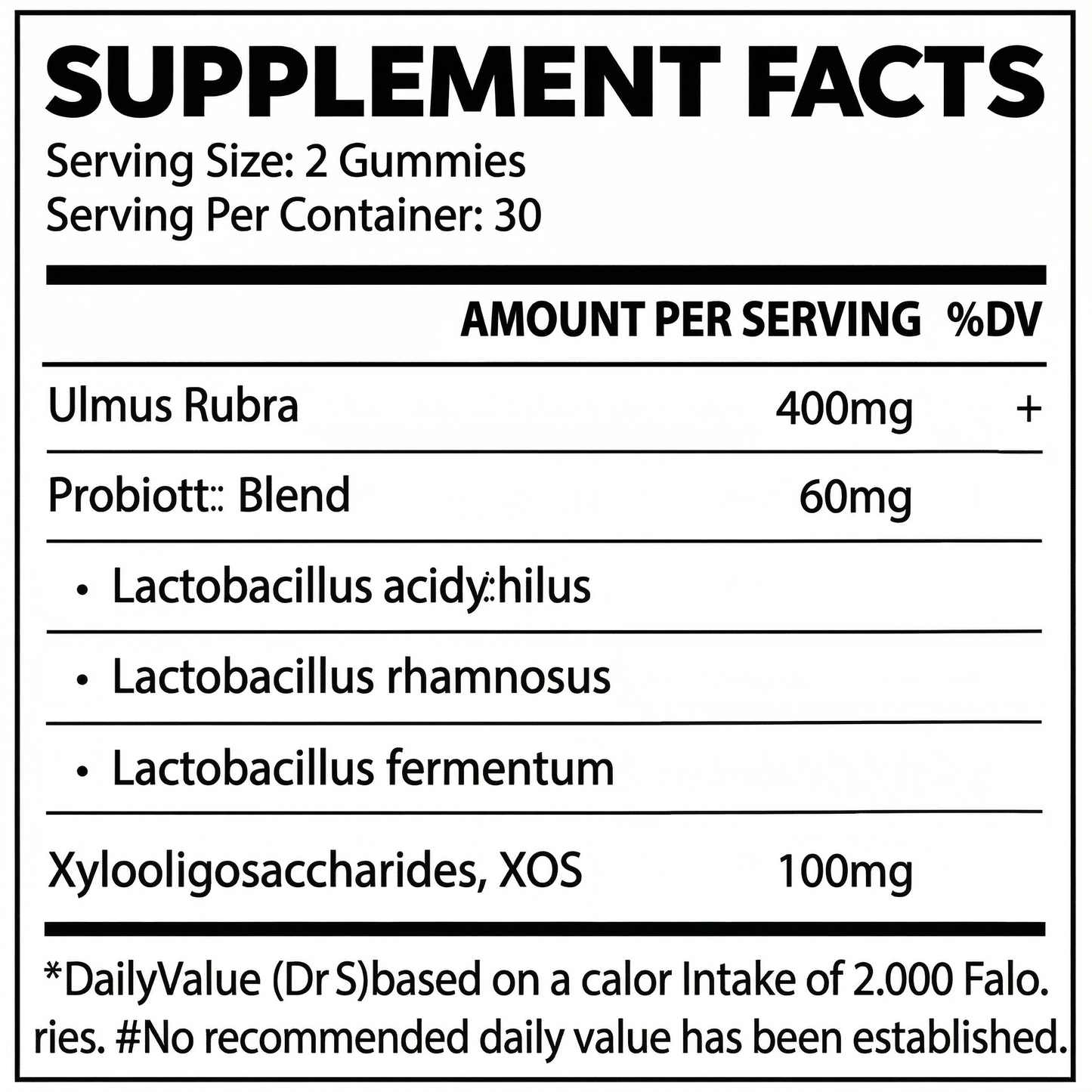 Probiotic + Slippery Elm