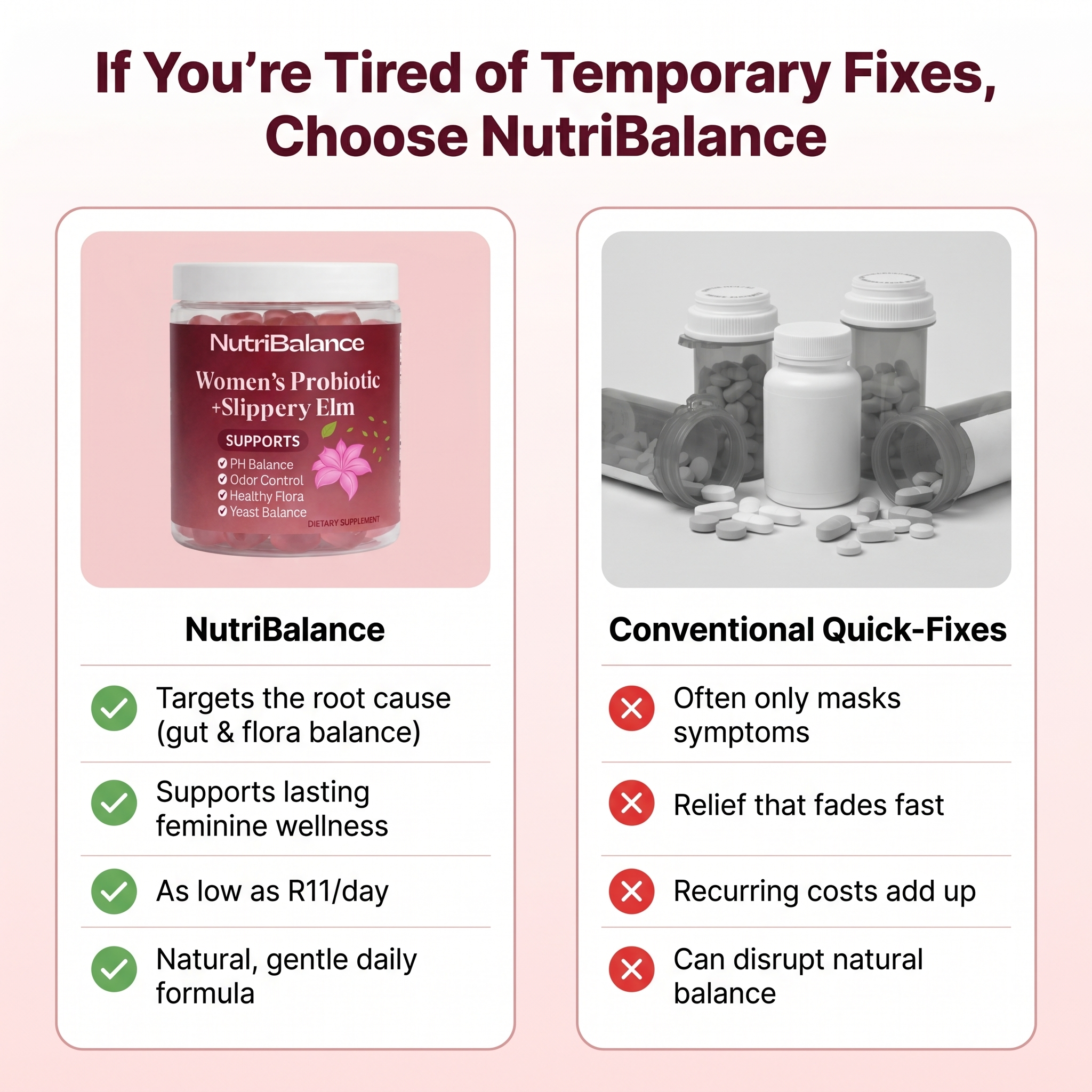 Women's Probiotic + Slippery Elm
